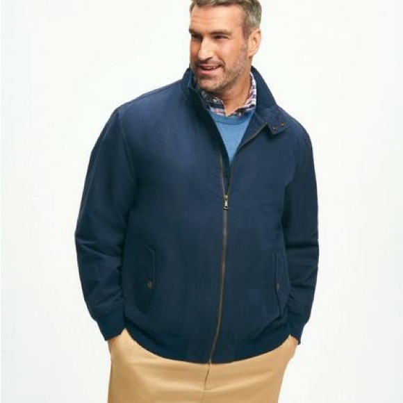 Brooks Bothers Harrington Country Club Jacket XL Navy Blue - Picture 2 of 8